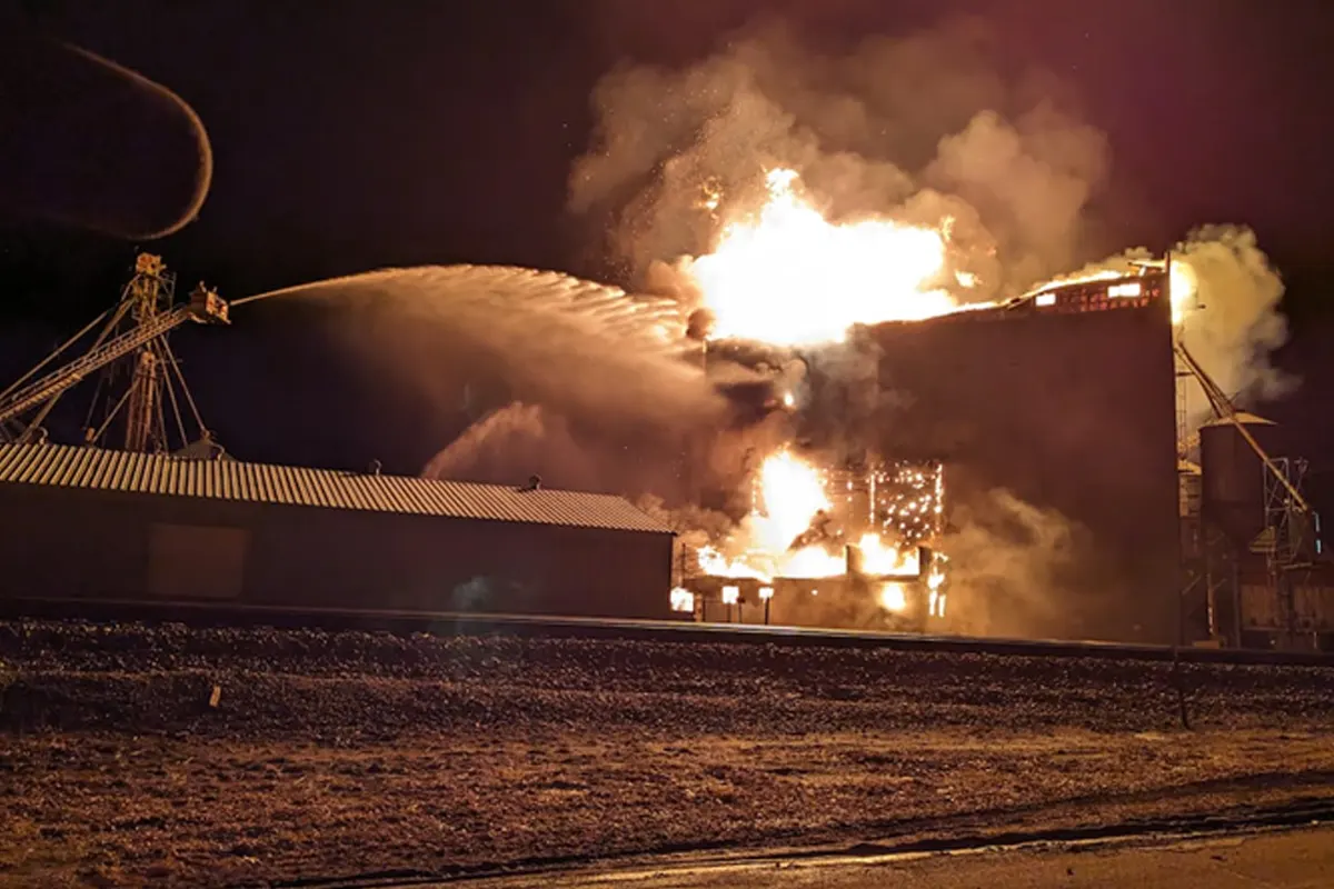 Appreciation night to thank first responders who battled Hawley elevator fire