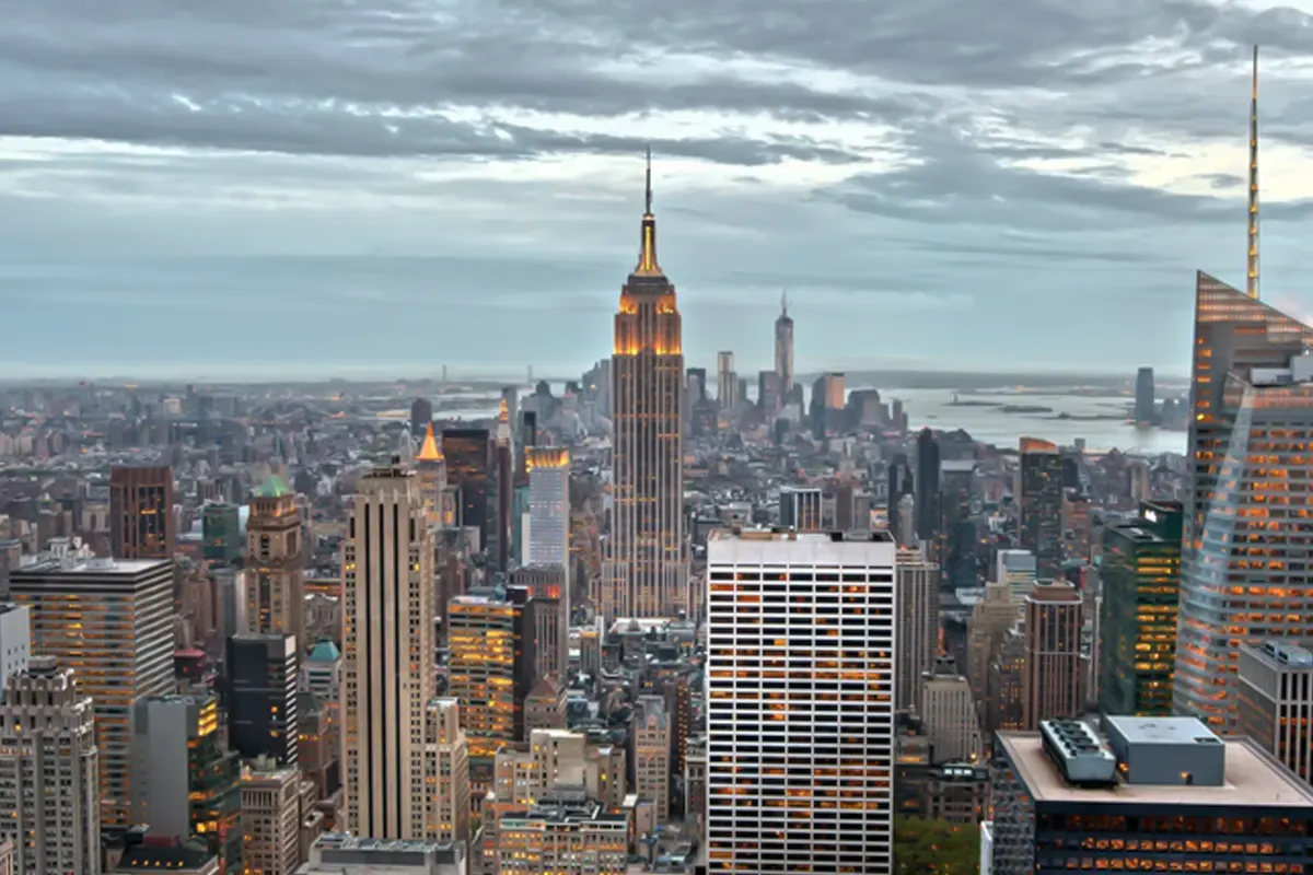 A woman survived after the elevator fell from the 75th floor of a building in New York