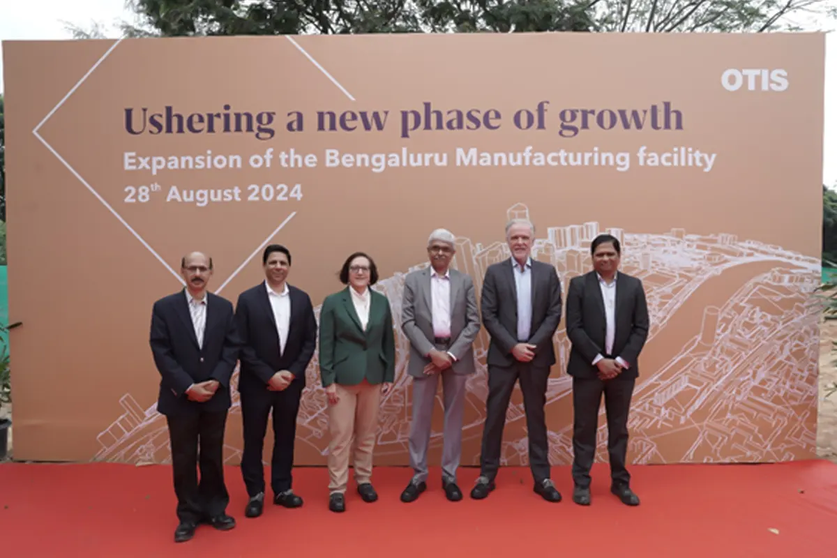 Development and increase of production capacity of Otis factory in India