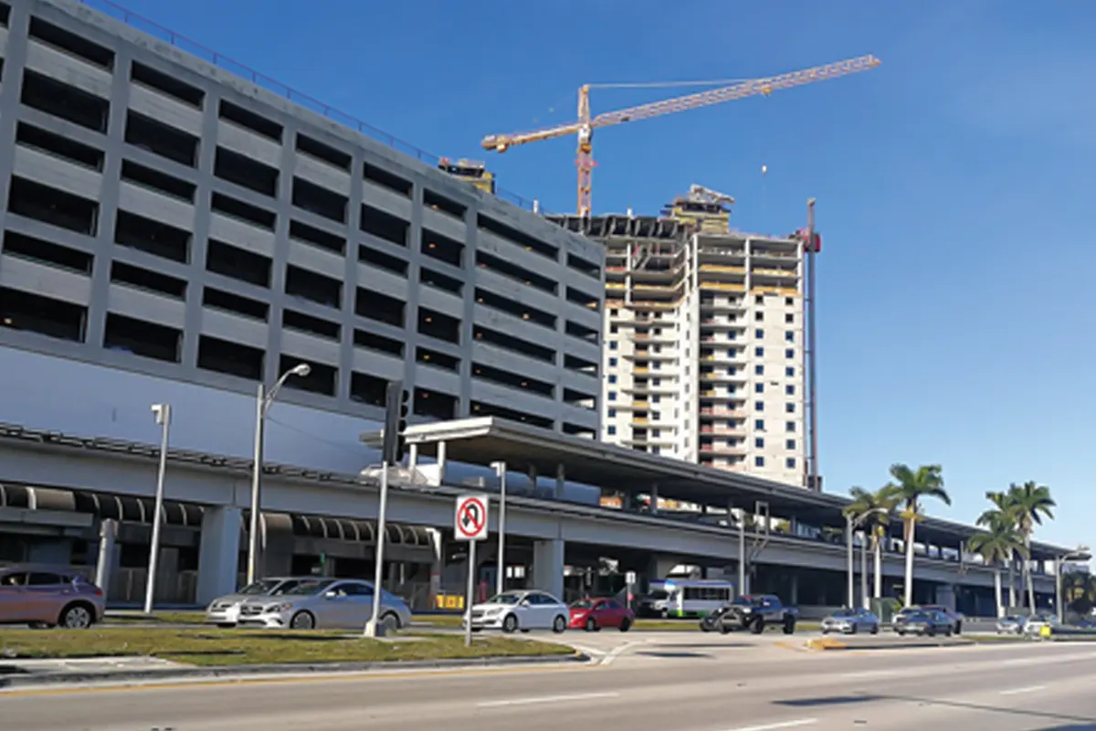 Renovation of Dadland metro station parking lot