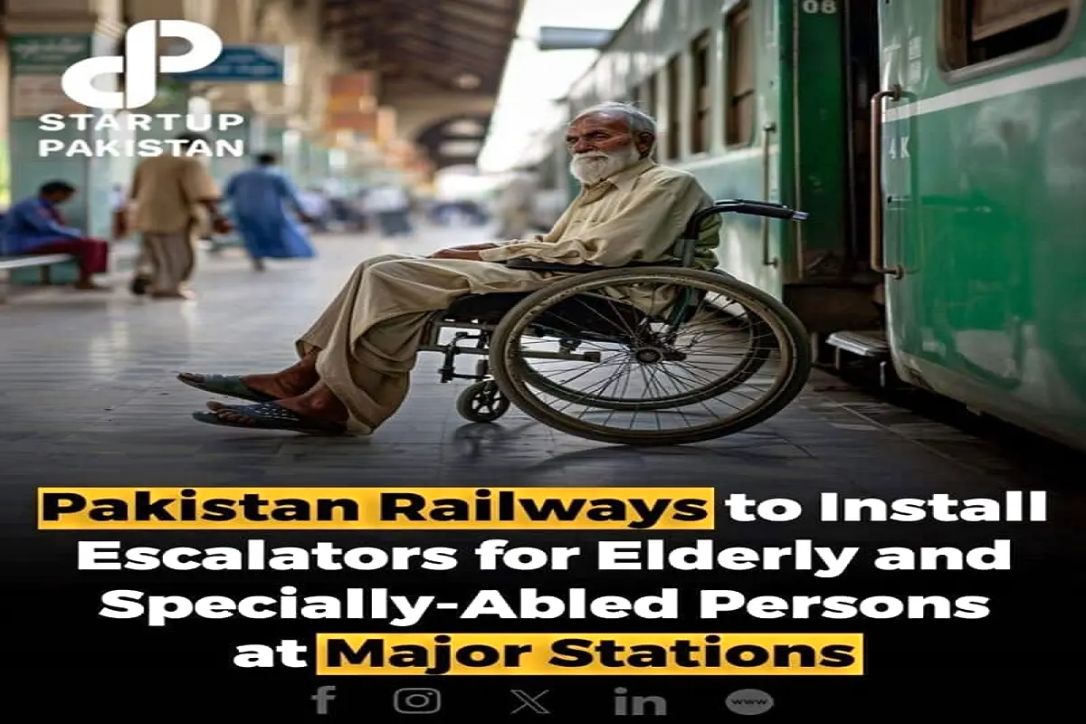 Improving the security of Pakistan Railways by installing escalators and CCTV cameras