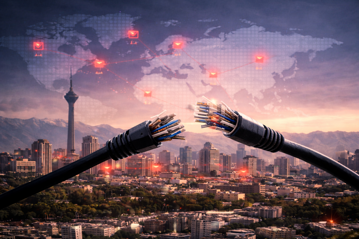 قطعی اینترنت بین‌الملل و چالش‌های اقتصاد دیجیتال ایران