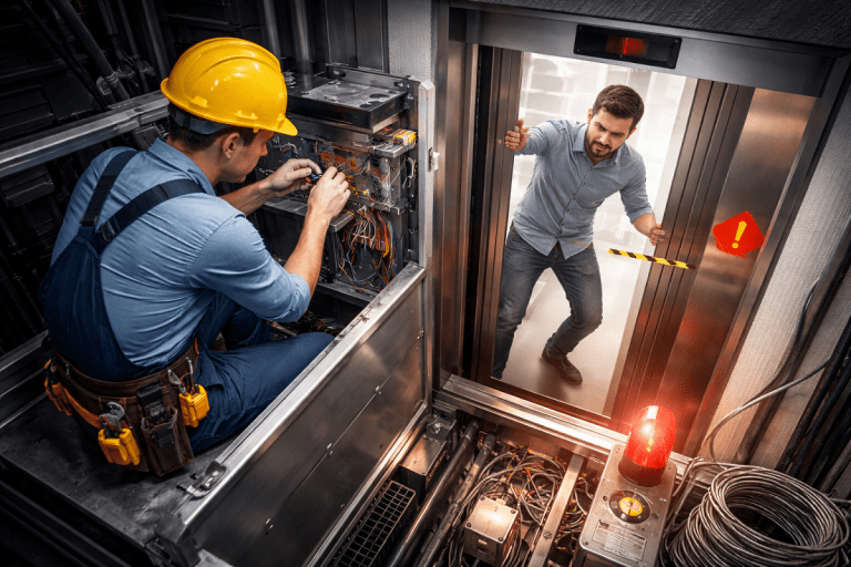 خطاهای انسانی در آسانسور و ۶ راهکار کاهش ریسک