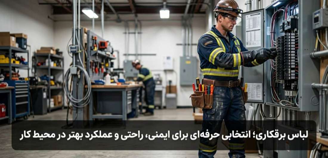 لباس برقکاری؛ انتخابی حرفه‌ای برای ایمنی، راحتی و عملکرد بهتر در محیط کار